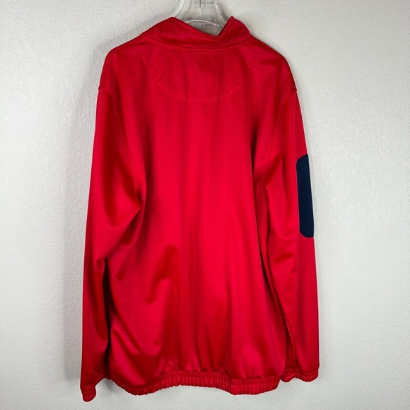 Genuine Merchandise Men's Full Zip Jacket Long Sleeve Red/Black‎ Size L - Picture 9 of 12